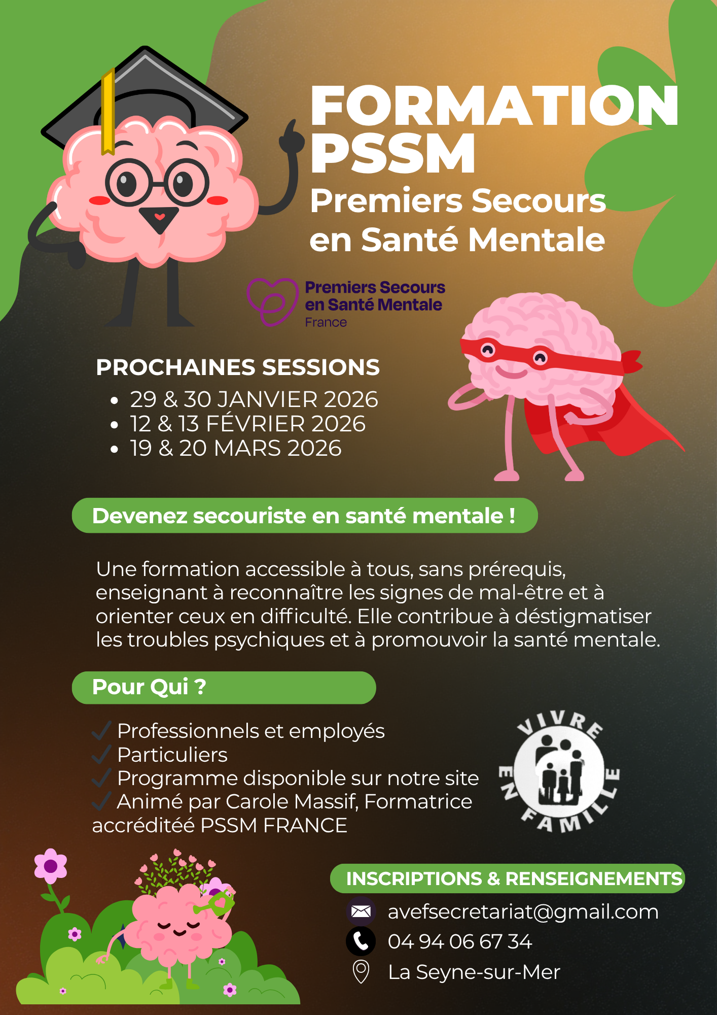 ASSOCIATION VIVRE EN FAMILLE ACTIONS A LA FONCTION PARENTALE ET DE PREVENTION DES COMPORTEMENTS A RISQUE